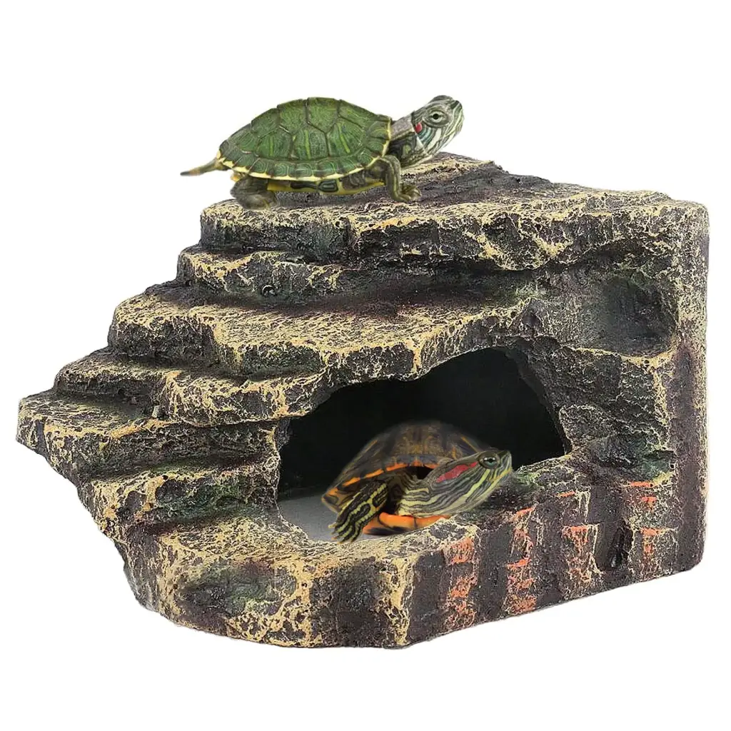 Escondite para tortugas estilo cueva