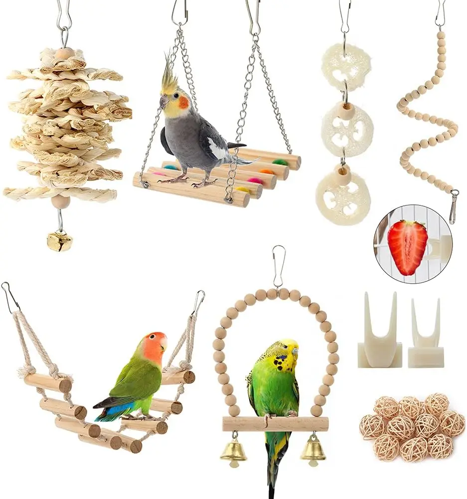 Juguetes para aves