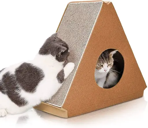 Rascador de cartón para gatos