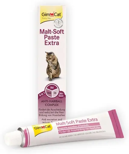 Pasta de malta para eliminación de bolas de pelo
