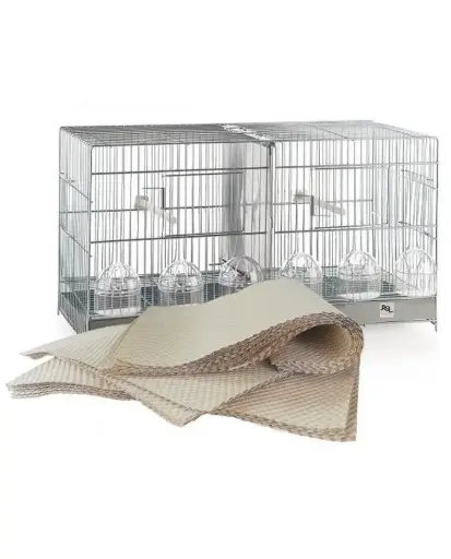 Papel absorbente para jaula