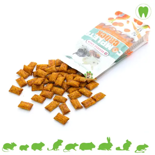 Versele Laga Snack Complete Crock de Zanahoria para Roedores