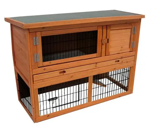 Caseta Exterior de Madera Loft para Conejos